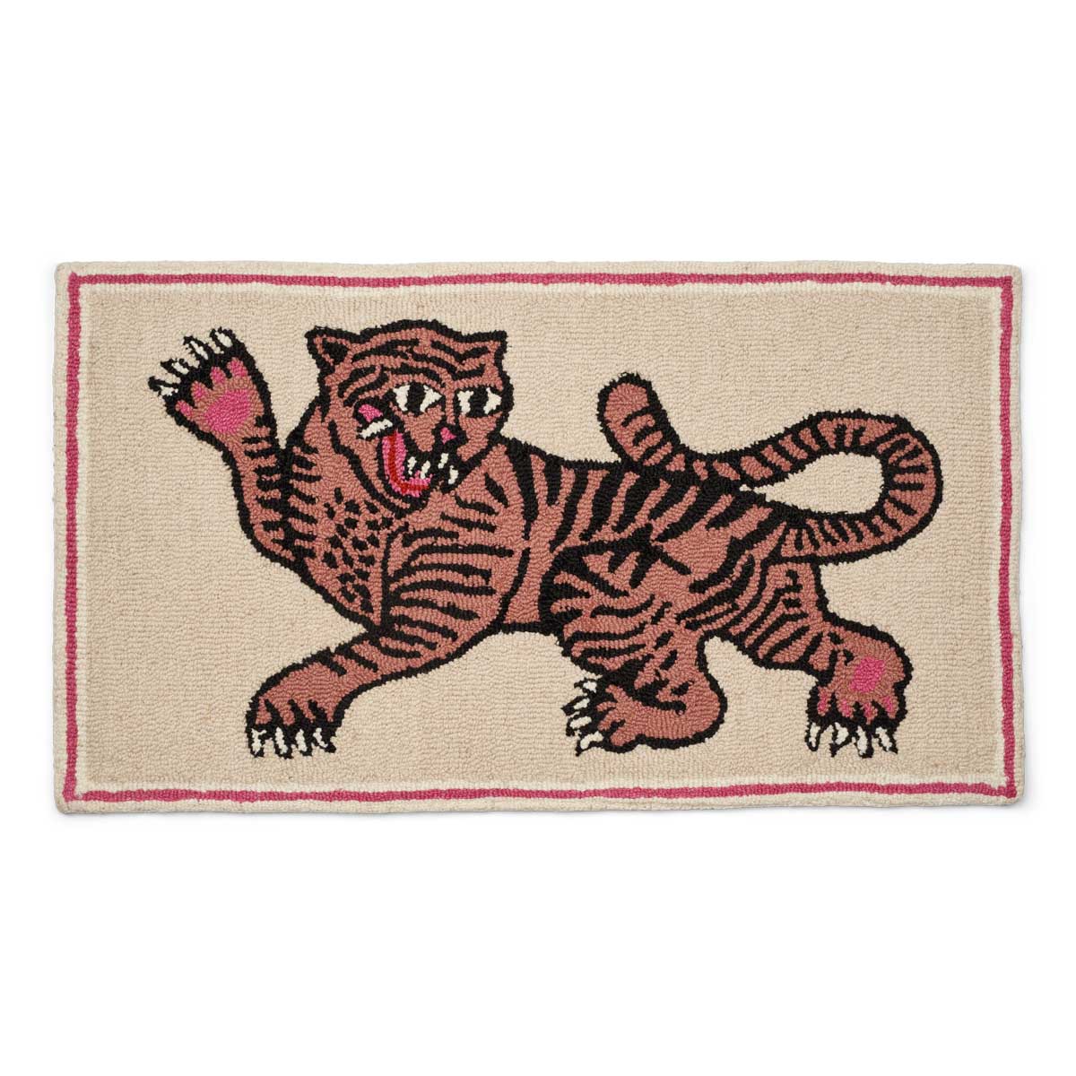 Frame Rug - Pink Tiger