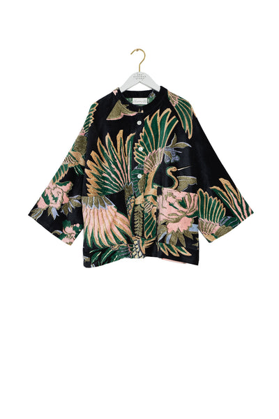 Crane Emerald Velvet Jacket
