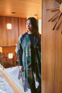 Crane Emerald Wool Throwover