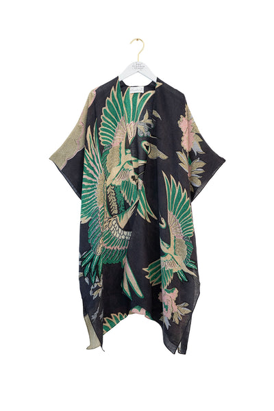Crane Emerald Wool Throwover