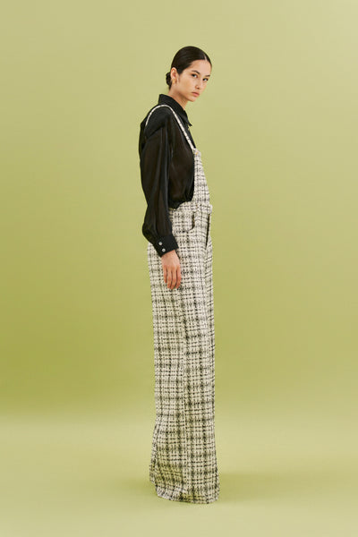 Tweed Overalls - Black