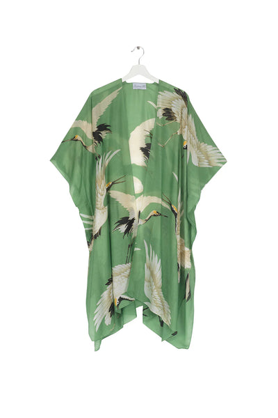 Storks Pea Green Throwover