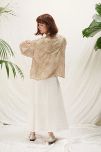 Vintage Tiles Pink Kimono