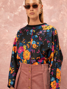 FUTTER SWEATER - TAPETSARIA BLACK