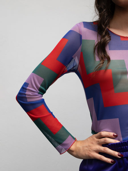 REMIX TOP - ZIG ZAG