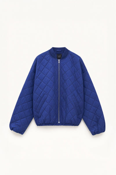Quilted Cotton-blend Bomber Jacket (colors)