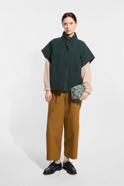 Dark Green Veloute Vitra Jacket