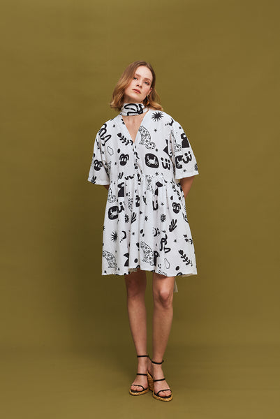 The Linen Mini Dress - Astrid