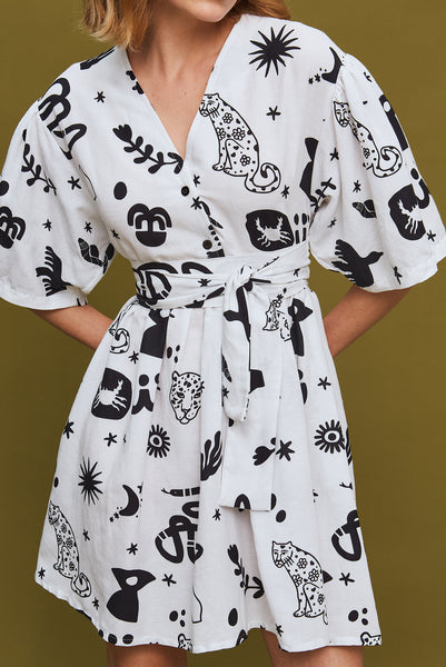 The Linen Mini Dress - Astrid