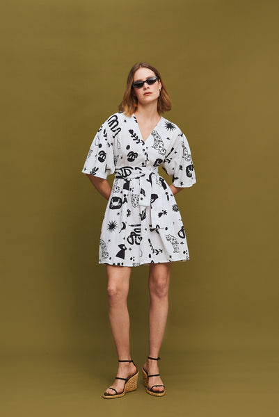 The Linen Mini Dress - Astrid