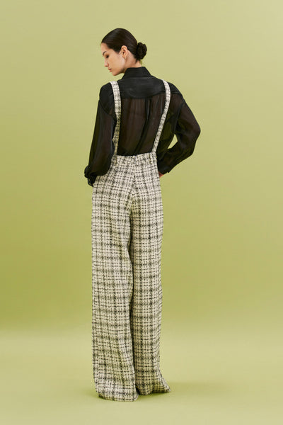 Tweed Overalls - Black