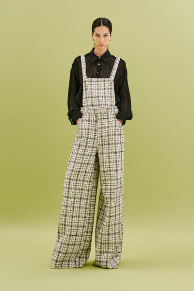 Tweed Overalls - Black