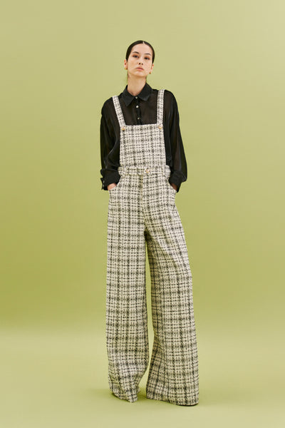 Tweed Overalls - Black