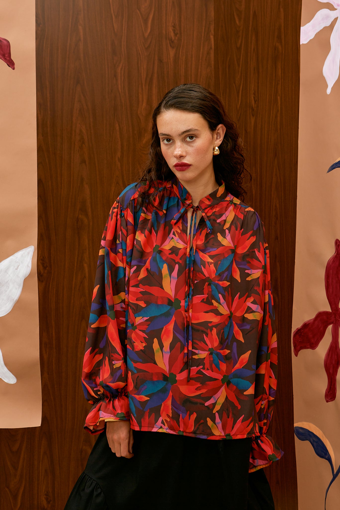 The Draped Blouse - Scarlett