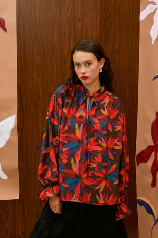 The Draped Blouse - Scarlett