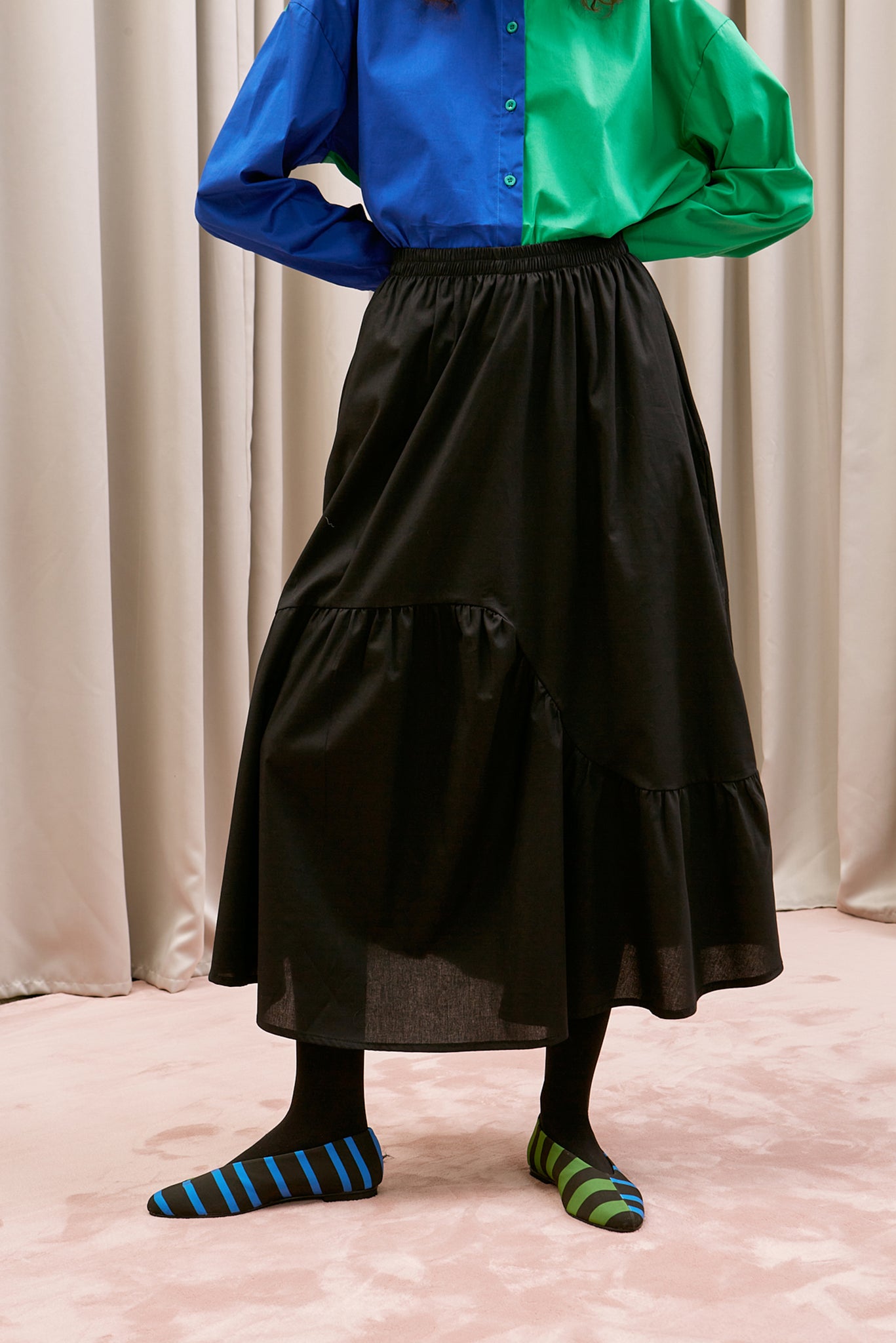 The Long Skirt - Black