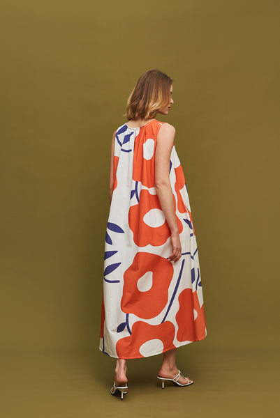 The V Long Dress - Blume