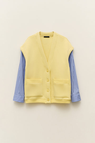 Combined Sweatshirt Vest