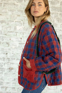 Nayana Jacket - Khadi Fire