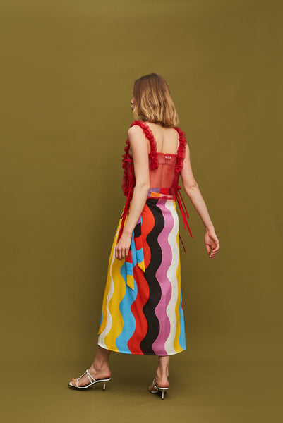 The Wrap Skirt - Sandia