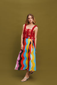 The Wrap Skirt - Sandia