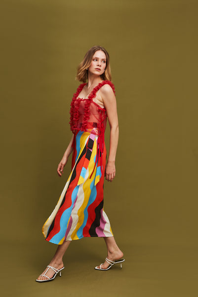 The Wrap Skirt - Sandia