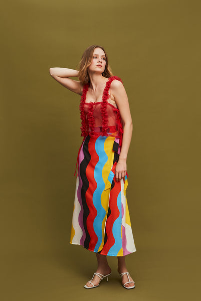 The Wrap Skirt - Sandia