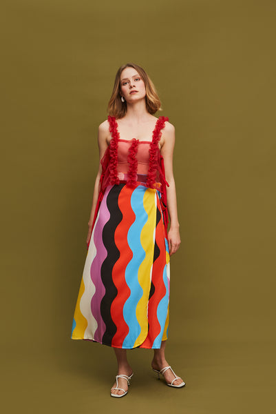 The Wrap Skirt - Sandia
