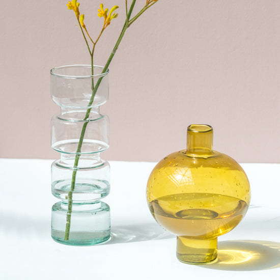 Vase recycled glass - Paloma