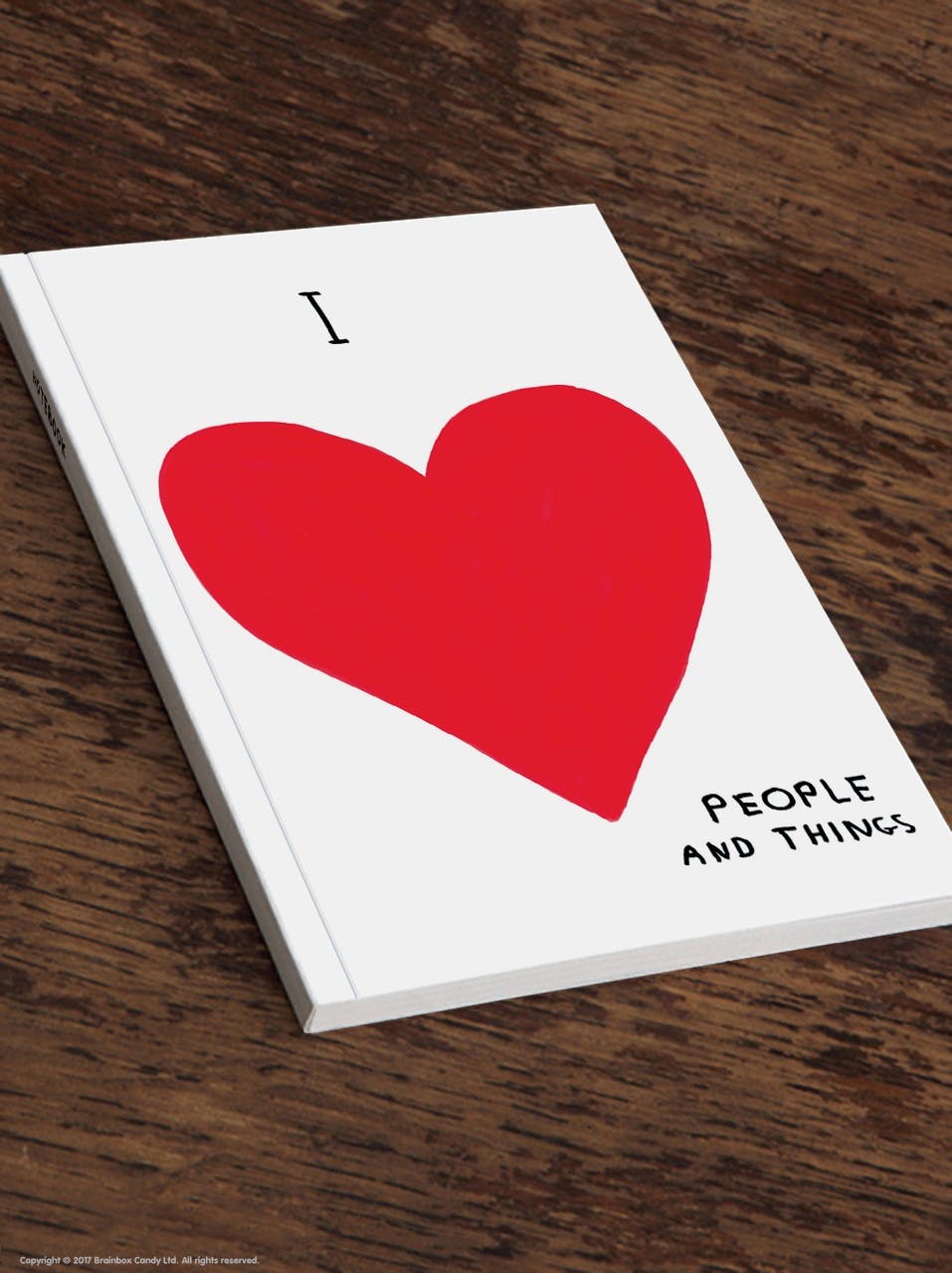 DAVID SHRIGLEY - A5 I LOVE PEOPLE AND THINGS NOTEBOOK