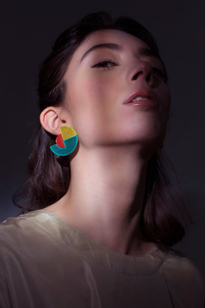 Sunset 3D-printed Earring