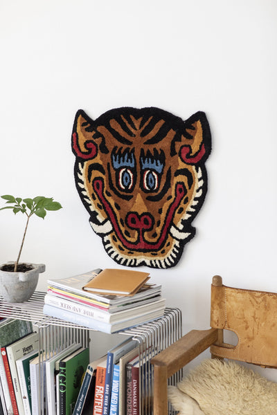 Tiger Face Rug/ Wall Art