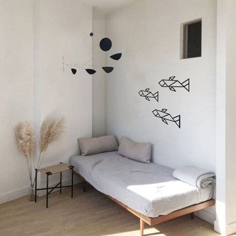 Origami Fish Steel Wall Deco