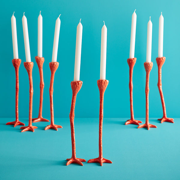 Long Legs Candlestick Holders (set of 2)