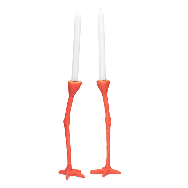 Long Legs Candlestick Holders (set of 2)