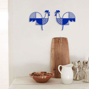 Rooster Steel Wall Deco