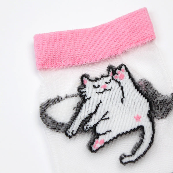 Cat Sheer Socks