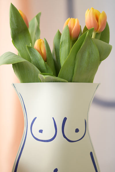 Boob Vase - Blue
