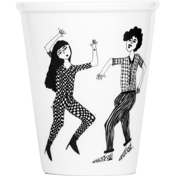 Dancing couple cup