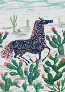 Horse on the High Plains | 50-70 print
