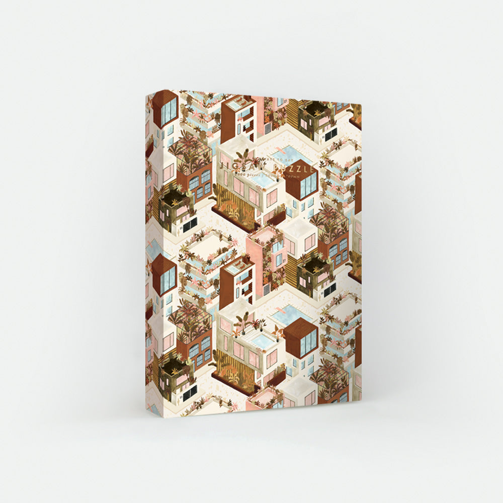 City Terracotta Jigsaw Puzzle (1000pcs)