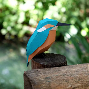 Alcedo Atthis Paper Bird