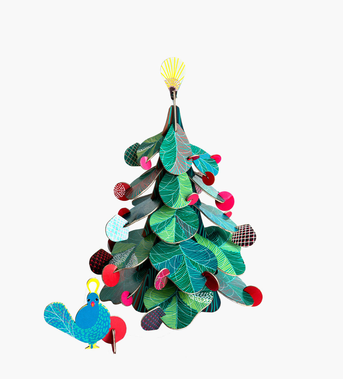 Christmas Tree, Peacock (medium)