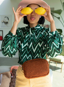 Fanny bag | teddy | pecan brown