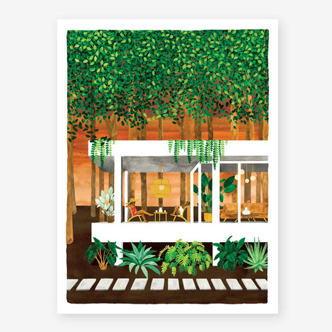 House in the woods A3 Poster